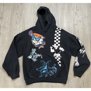 Cartoon Network Multiple Characters Graphic Print Hoodie Men’s Size M